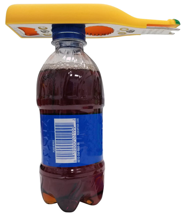 Open Soda & Water Plastic Caps EZ | Bottle Opener | Soup Pull Tab | Arthritis Helpers | Elderly | mO EXTREME | Fridge Magnetic