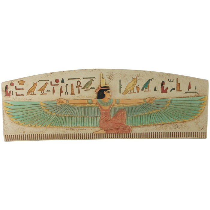 Winged Isis Plaque, Large Eyptian Wall Relief