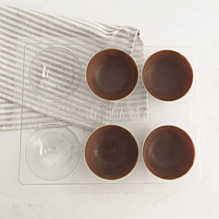 AIKEFOO Chocolate Covered Oreo Molds Biscuit Chocolate Mold, PET Plastic  Mold-Oreo Mold Cylindrical Cylinder Candy Pudding.