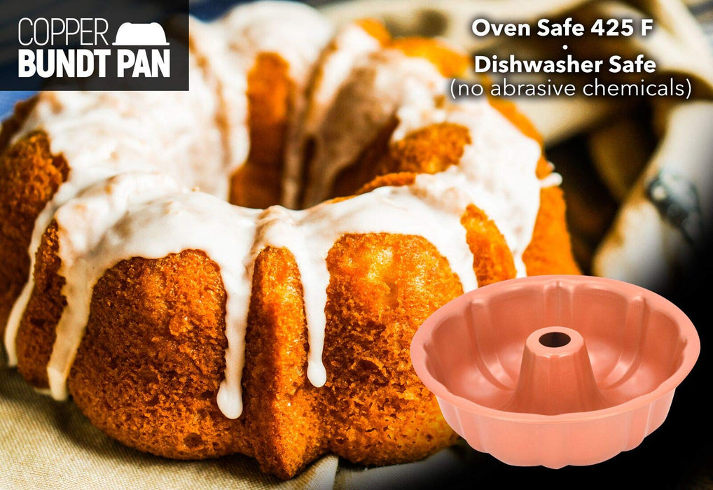 Heart Bundt Cake Pan Birthday Bakeware Non-Stick Specialty Round 9 Carbon  Steel Baking Mold