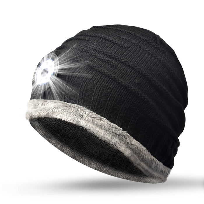 LED Hat Beanie with Light - Stocking Stuffers s for Men Women