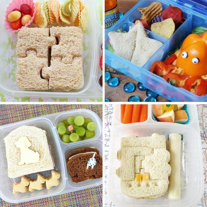 Hofumix Sandwich Cutter Bread Cutter Shapes Cookie Cutters Crust Cutters DIY Vegetable Cutters Maker Mould for Kids Cookie