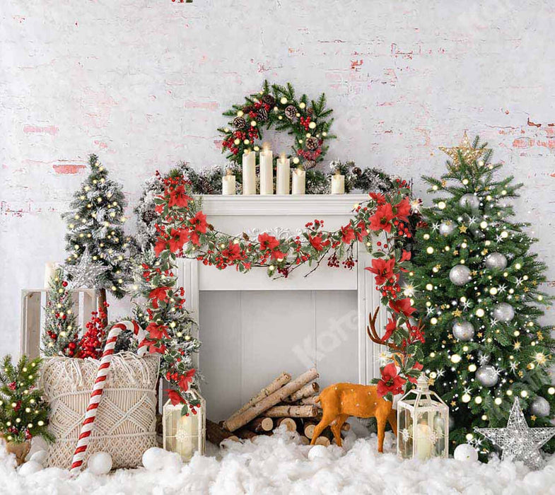 DearHouse 6FT Berry Christmas Garland with Poinsettia Berries Winter Artificial Greenery Garland for Holiday Season Mantel Fireplace Table Runner Centerpiece Year Decoration