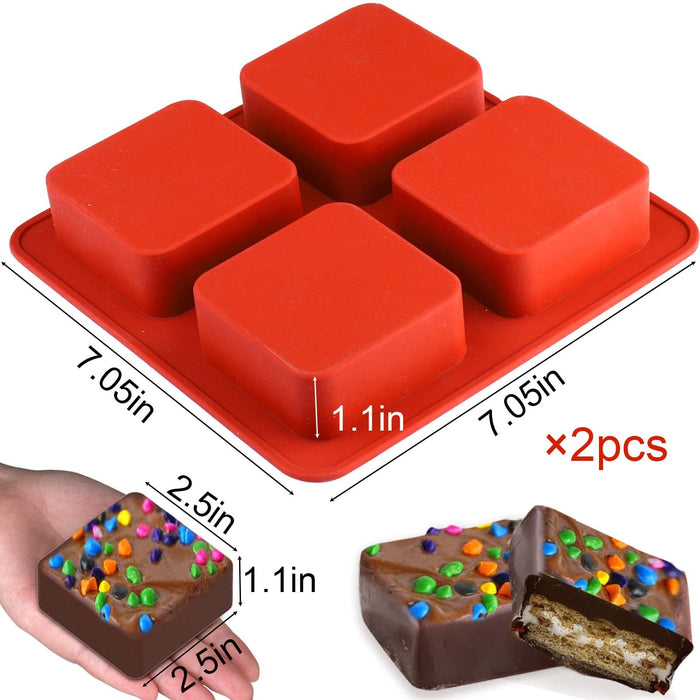 Chocolate Cookie Mini Embeds 16 Cavity Silicone Mold 721