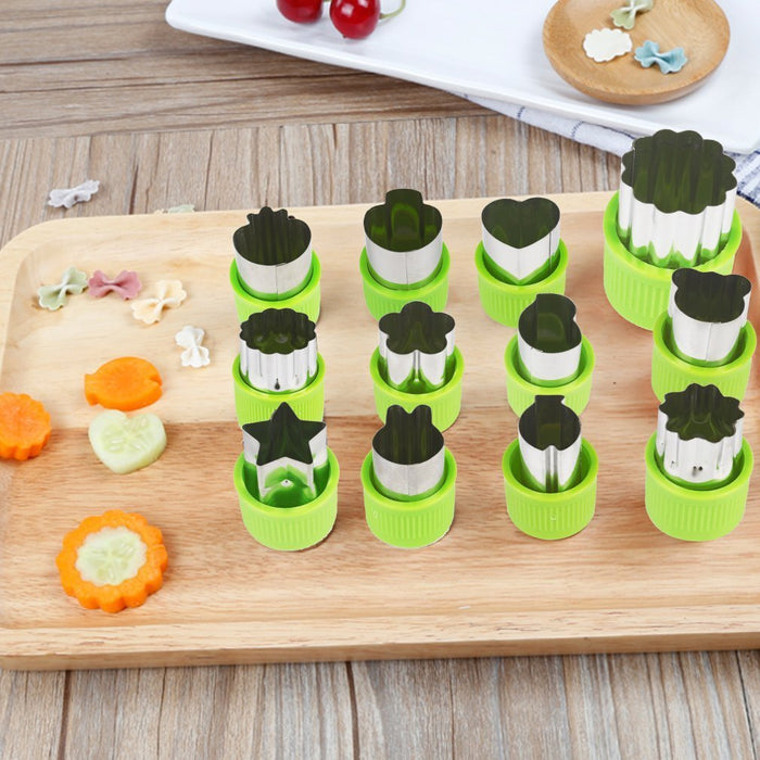 Uniqus Vegetable Cutter Shape Set, Mini Cookie Cutters,Biscuit Cutter —  CHIMIYA