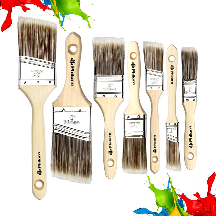 Premium Chip Brushes Bristle Paint Brushes for Paint, Stains