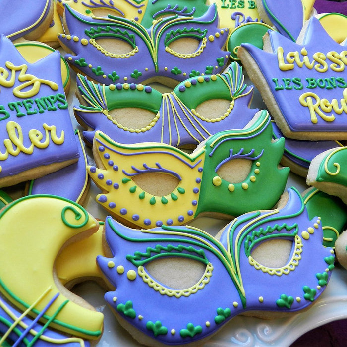  Mardi Gras New Orleans Cookie Cutters 4-Pc. Set Made
