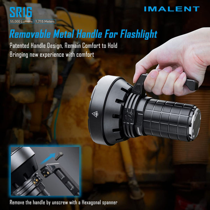 Imalent MS18 CREE XHP70.2 100,000 Lumen Searchlight (built in