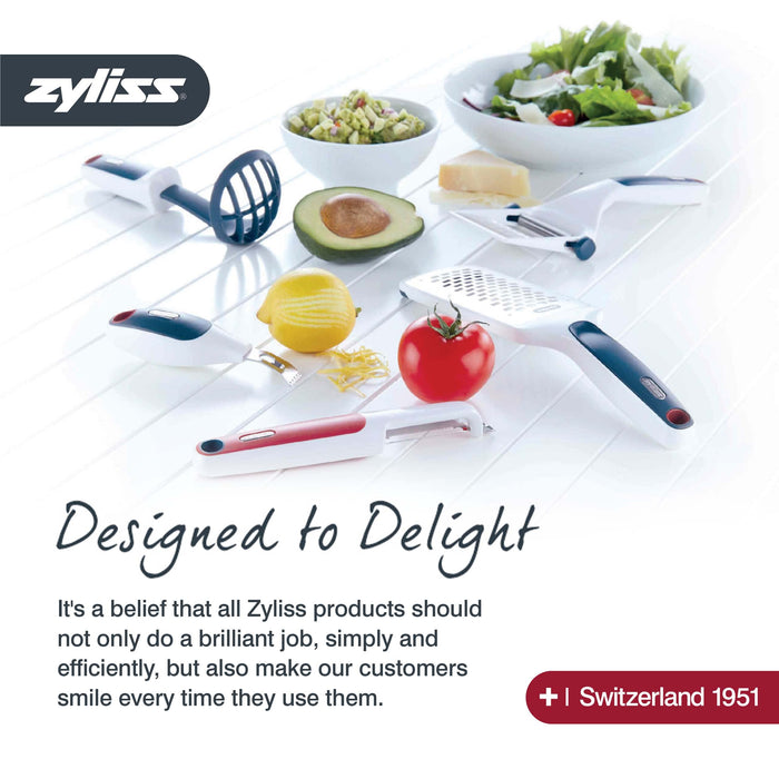 Zyliss Restaurant Cheese Grater - Handheld Rotary Cheese Grater - Cheese, Vegetable, Nut Grater - Steel Kitchen Shredder