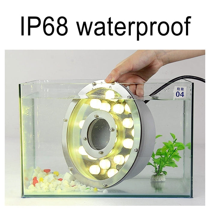 IP68 Waterproof Stainless Steel Material Pool Lamp, 6-18W Submersible LED Lights, Waterproof 12V/24V Landscape Spotlight, Recessed Fountain Light, for Garden, Patio, Stairs