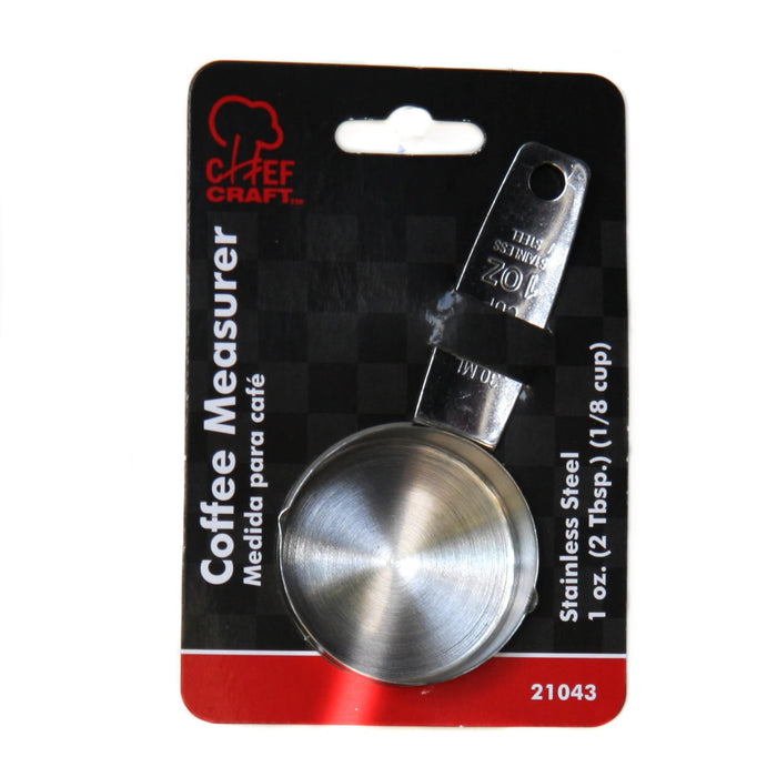 Chef Craft Select Coffee Measurer, 4 inch 2 tbsp, Stainless Steel