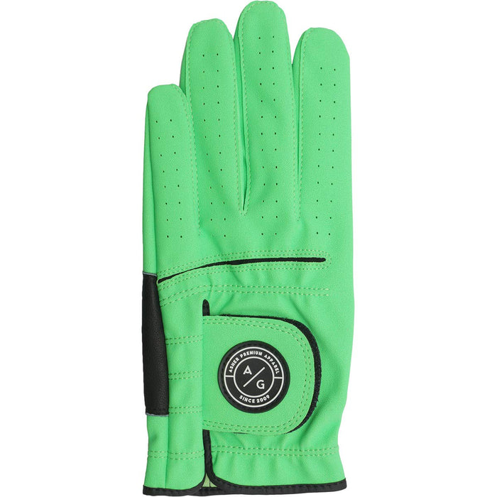Asher Men's Golf Glove Neon Green, Medium (goes on Left Hand)