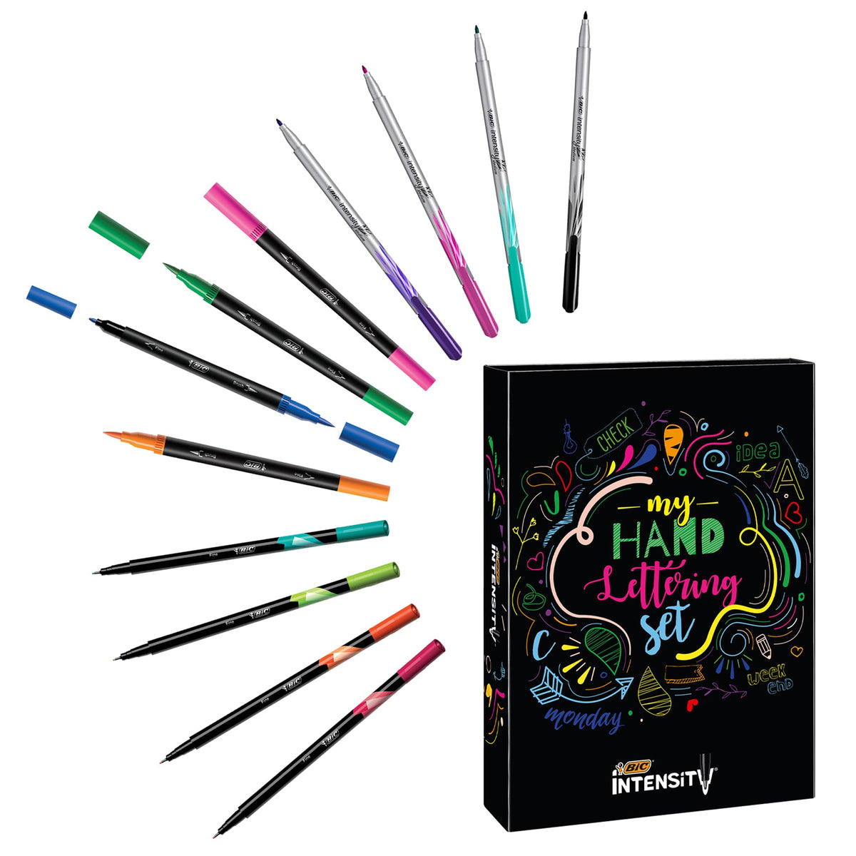  Bic Intensity Colouring Felt Tip Pens for Adults