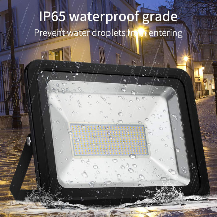 LED Flood Light,200W 20000lm 2800-3500K Warm White,IP65 Waterproof ,Al —  CHIMIYA