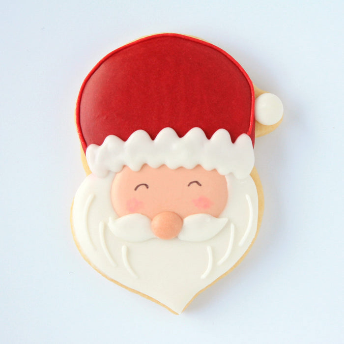 Ann Clark Cookie Cutters Santa Face Cookie Cutter by Flour Box Bakery, 4"