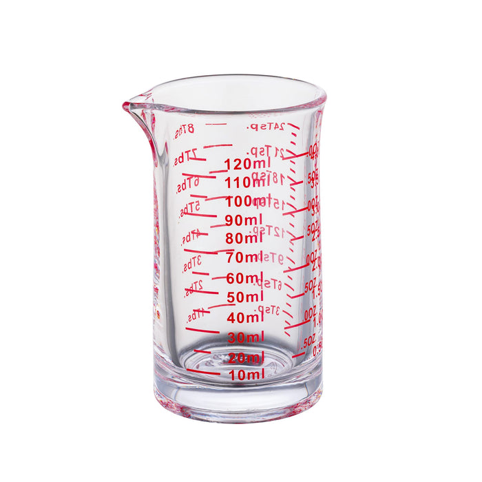 Shot Glass Measuring Cup 3 Ounce/90ML Liquid Heavy High Espresso Glass Cup  Black Line