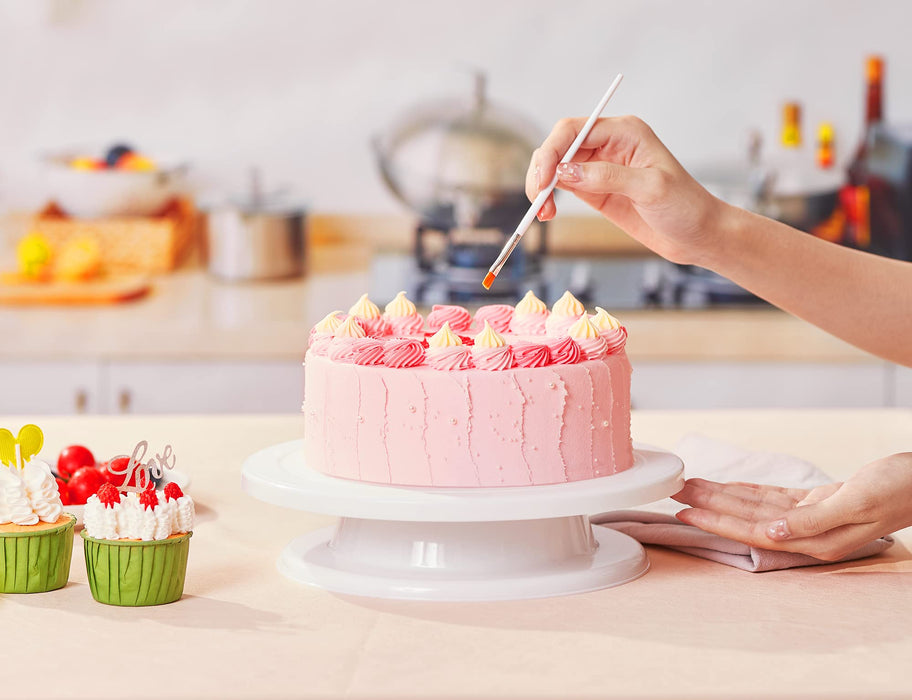 Kootek Aluminium Alloy Revolving Cake Stand 12 Inch Rotating Cake Turntable  for Cake, Cupcake Decorating Supplies