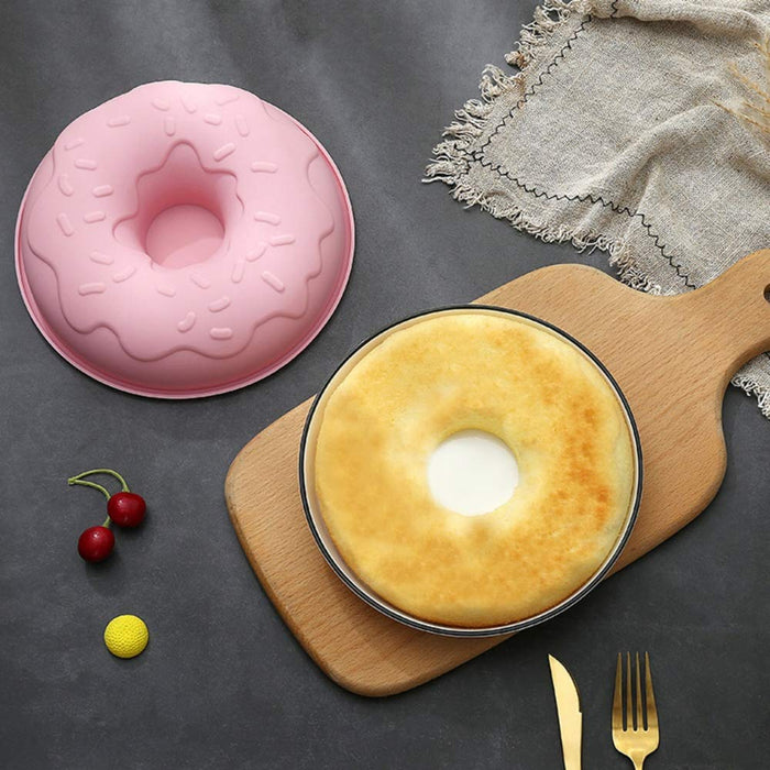 Silicone Donut Mold Non-Stick Donut Pan Easy Clean Donut Mold Baking Pan  Microwave Safe Donuts Maker Tools for Baking Pastry Chocolate Cake Dessert  DIY 