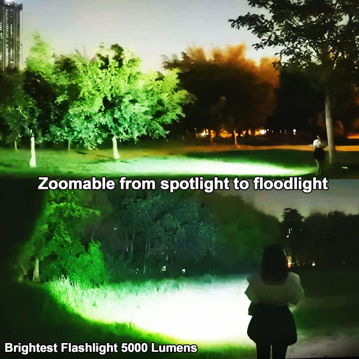 Rechargeable Flashlights High Lumens 2000000 Zoomable 2022 Best Floodl —  CHIMIYA