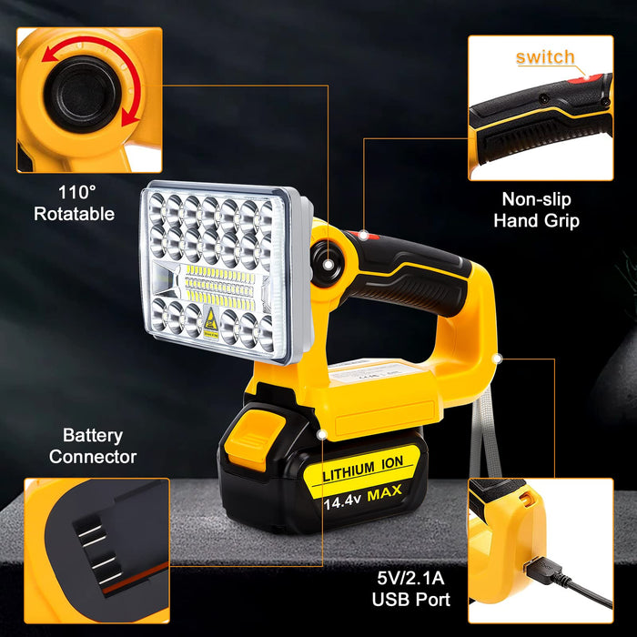 DeWalt Max Cordless Lithium-Ion LED Spot Light