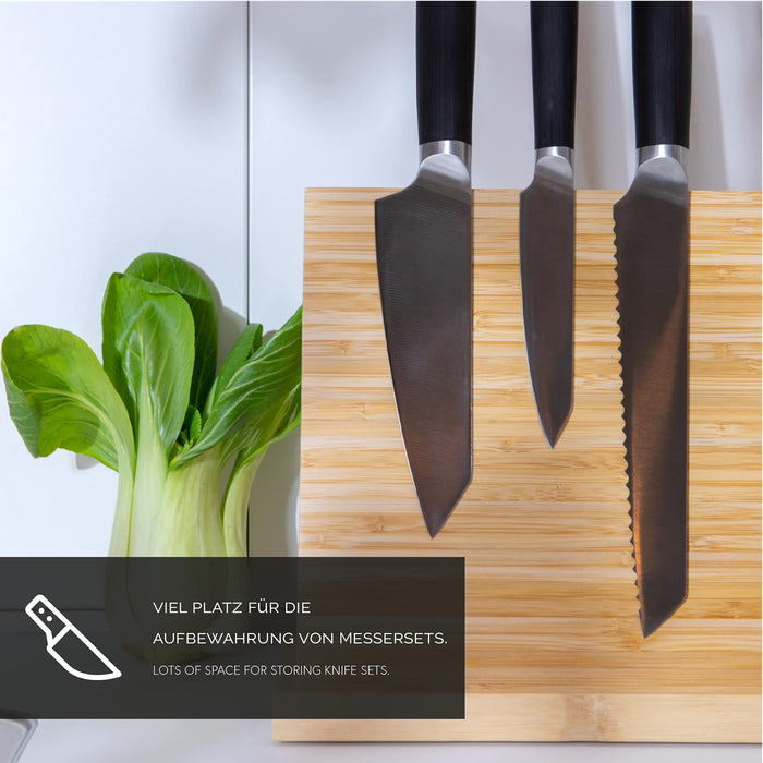 Dolce Mare magnetic knife block with extra strong magnet - XL knife bo —  CHIMIYA