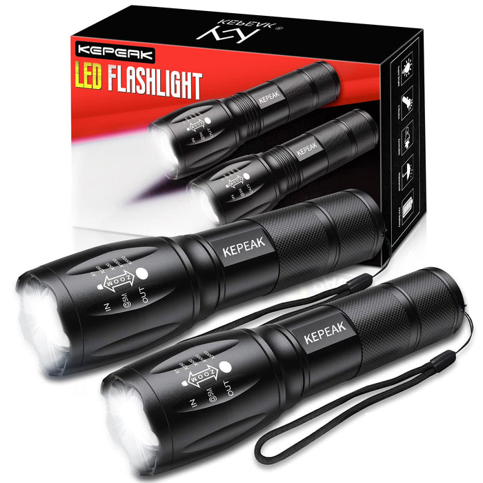 Flashlights, LED Tactical Flashlight S1000 - High Lumen, 5 Modes