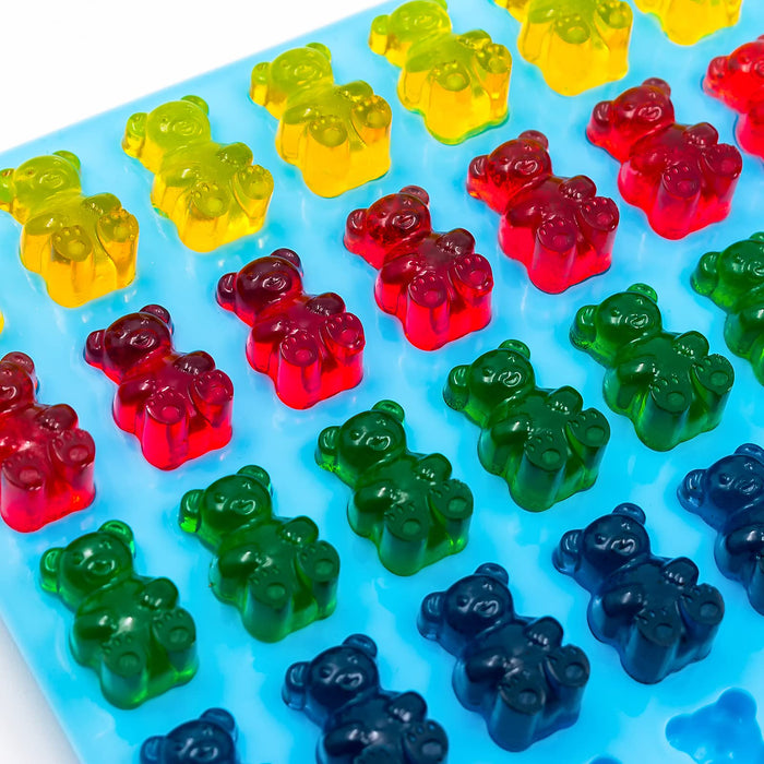 Large Gummy Bear Mold 3-Pack for 105 Candies Silicone Candy Chocolate Molds  - Yahoo Shopping