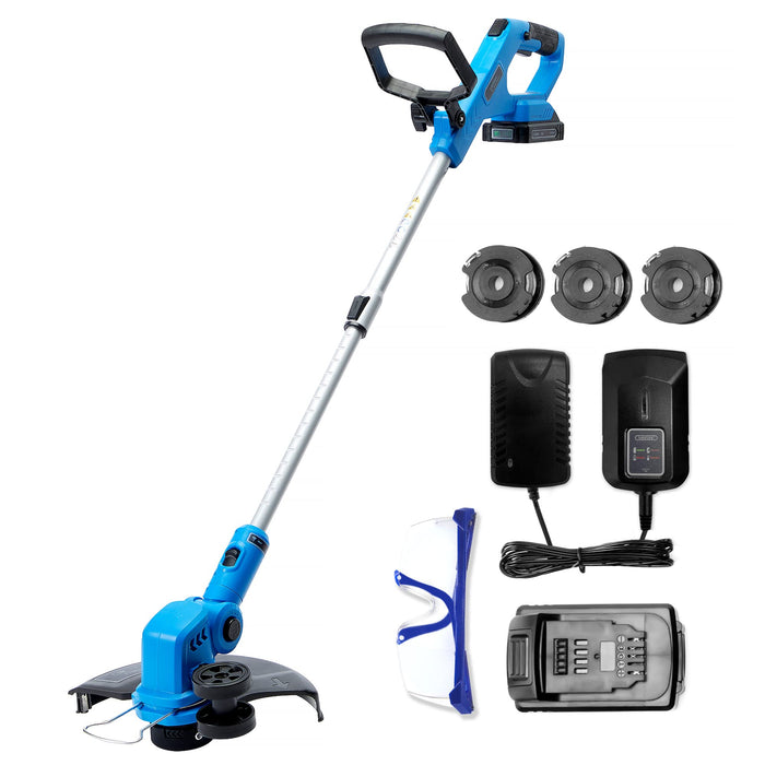 WISETOOL Weed Wacker Battery Powered, Cordless String Trimmer