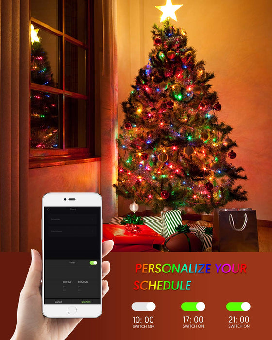 Avatar Controls 32.8Ft Smart Christmas Lights Works W/Alexa Google, Co —  CHIMIYA