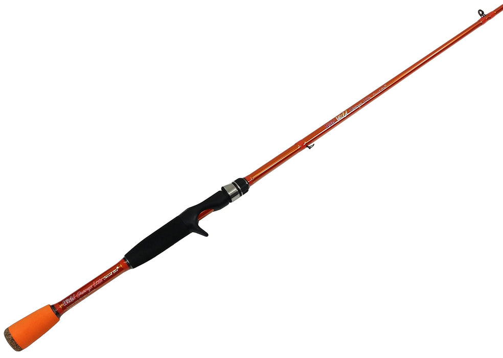 Carrot Stix Casting Semi Micro Guide Fishing Rod Wild Wild Orange