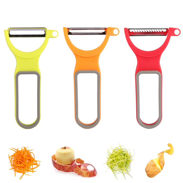 Potato Apple Vegetable Peelers for Kitchen, I and Y Peelers for
