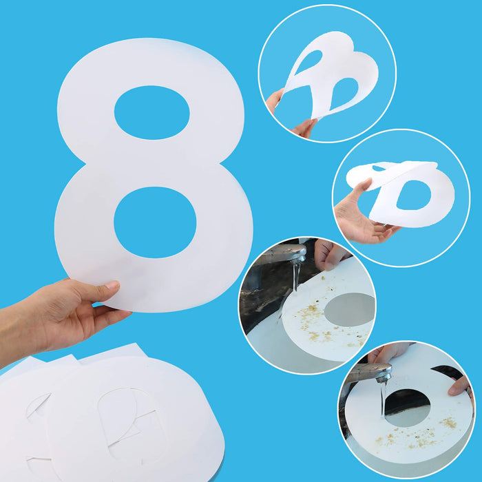 Digital Acrylic Cake Mold, Template Number Cake, 0-8 Number Cake Mould, Number  Cake, Cake Making For Birthdays, Available In 12 Inches | Fruugo MY