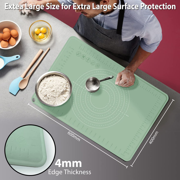 Silicone Baking Mat, 26 x 16 Extra Large Non Stick Pastry Mat