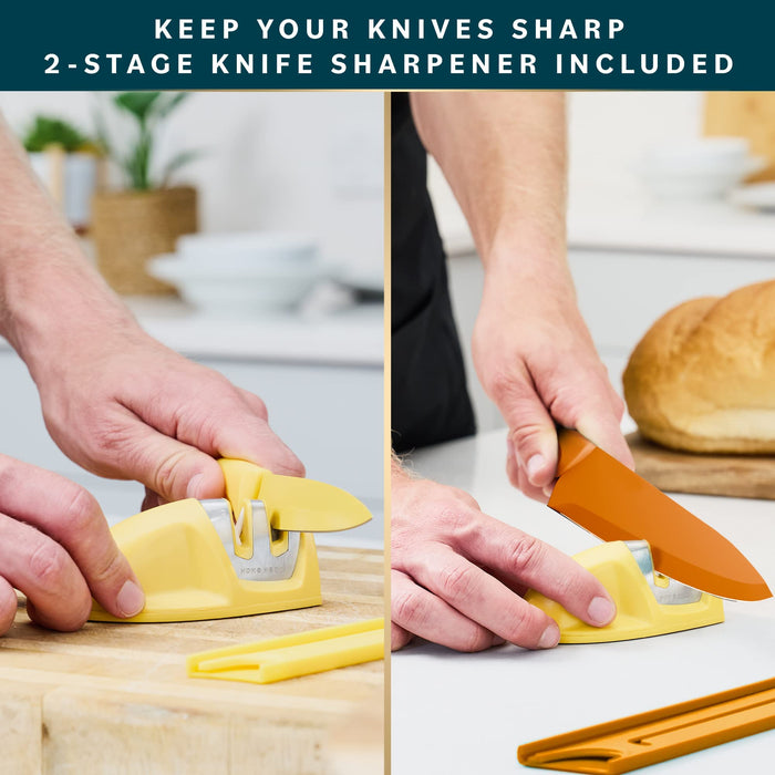 Headerbs Colorful Kitchen Knife Set, Colorful Knife Set Practical for —  CHIMIYA