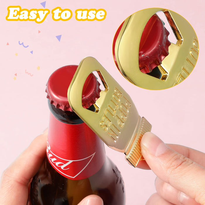 50 Pieces Baby Shower Bottle Opener Popping Bottle Opener Baby Shower Favors Feeder Shaped Bottle Opener for Guests Baby Shower