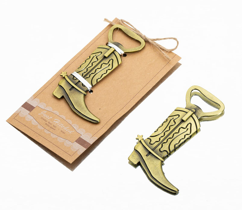 30Pcs Cowboy Boot Bottle Openers for Country Wedding Party Favors or Birthday Party s，Decorations and Souvenirs for Guests