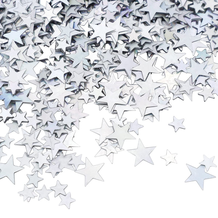 60 Grams Glitter Silver Star Sequins and Spangles, LEEFONE Metallic Gl —  CHIMIYA
