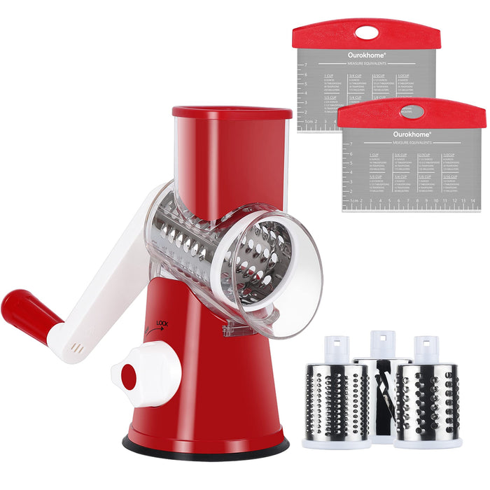 1pc Rotary Cheese Grater, Stainless Steel Cheese Slicer, Suitable For Cheese,  Chocolate And Nuts