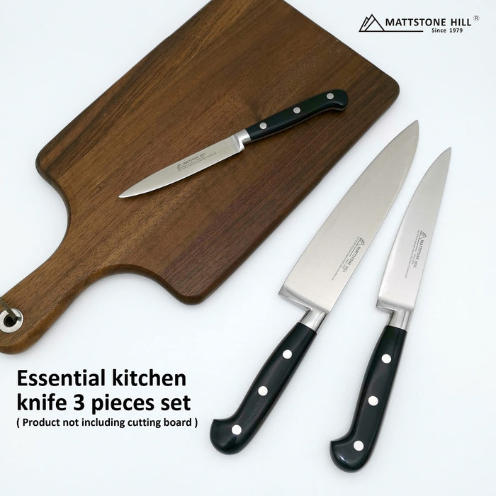 Essential Set Paring Knife, 3 Pieces