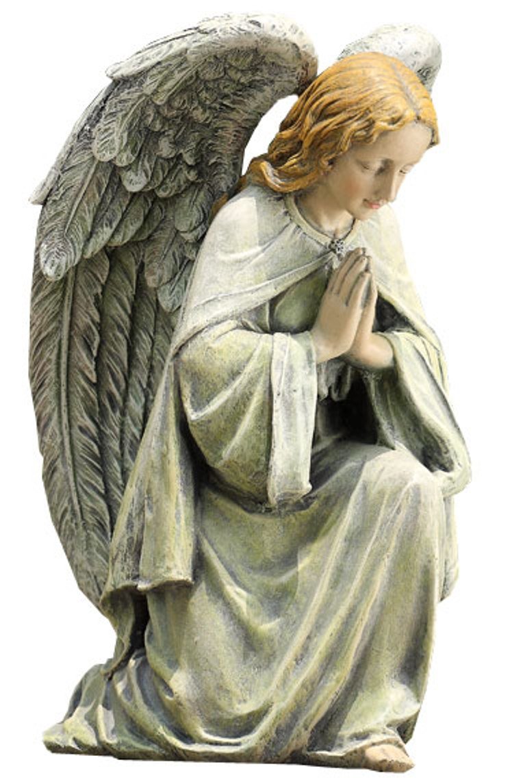 Napco Kneeling Angel Garden Statue, 11-3/4-Inch Tall — CHIMIYA