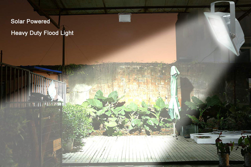 SUNLONG 120 LED Solar Flood Lights,Outdoor Waterproof Sign Lights Alum —  CHIMIYA