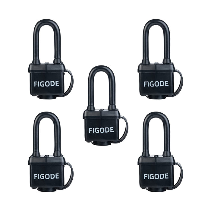 48-Pack 40mm Laminated Keyed Padlocks Pad Locks 2 Keys Hardened Steel Security