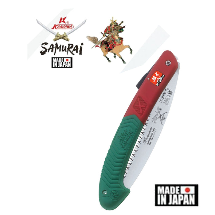 Samurai KISI FC-240-LH / 9 1/2" (24cm) Folding Curved Blade Saw Made in Japan