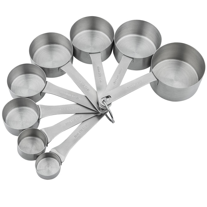 Measuring Cups, 18/8 Stainless Steel Measuring Cups, 1/8 Cup, 1/4