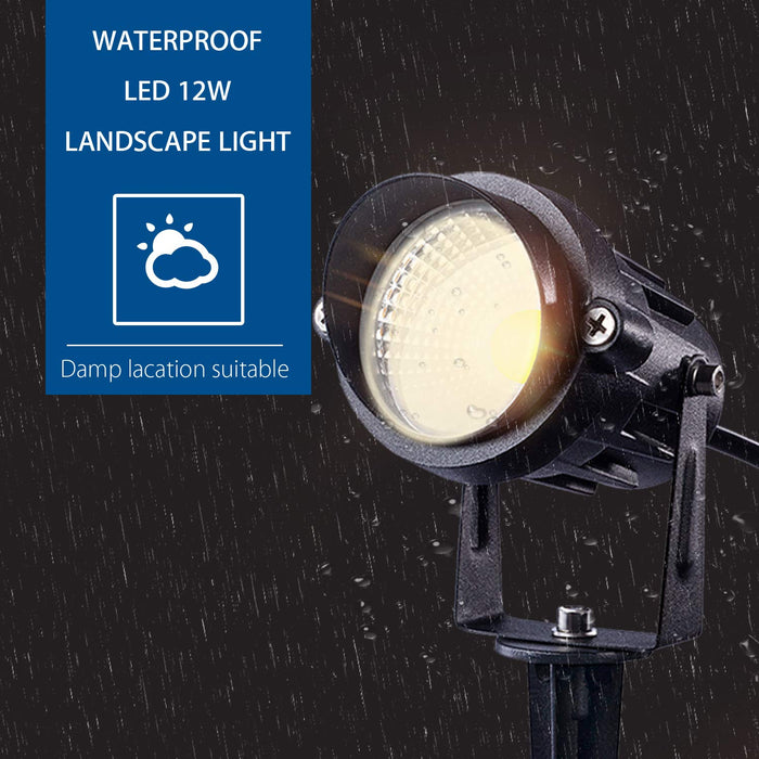 SUNVIE 12W Low Voltage Landscape Lights Waterproof Outdoor In-Ground L —  CHIMIYA