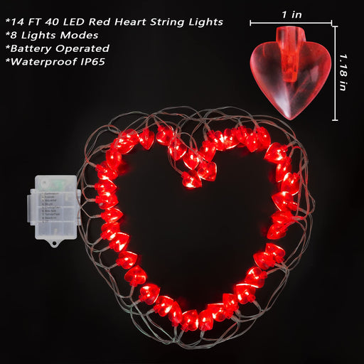 Timer] Mosoan 10FT 30 LED Valentines Day Decor String Lights, 8 Light —  CHIMIYA