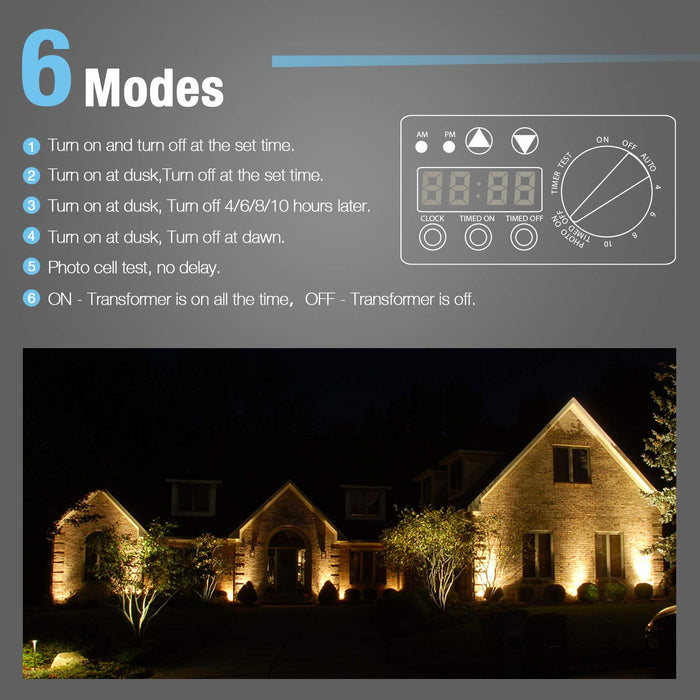 GOODSMANN ow Voltage Landscape Lighting System Included Low Voltage Tr —  CHIMIYA