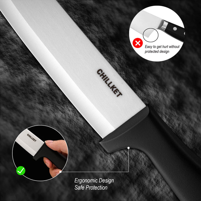 Ceramic Knives 3 4 5 6 inch Fruit Slicing Utility Chef Knife White Zirconia  Blade Kitchen Knives with Vegetable Peeler