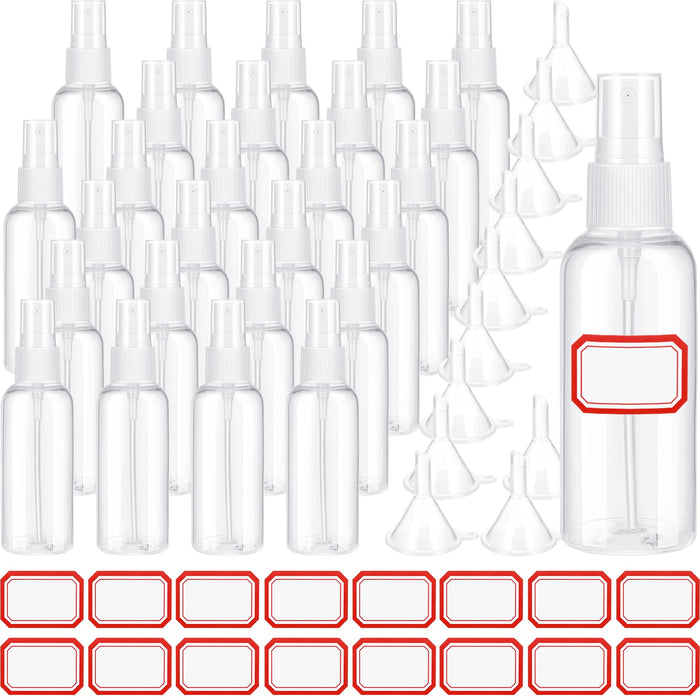 108 Pieces 10 ml Spray Bottles Clear Plastic Spray Bottles Empty