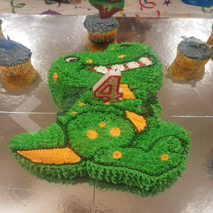 Sakolla Dinosaur Silicone Cake Pan Birthday Cake Pan for Baby Shower New Year Birthday Wedding Party